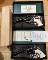 Consecutive pair of USFA, 38 Special, with ivory - 2 of 11