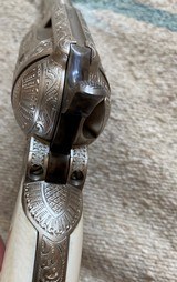.45 Colt, John Adams SR engraved, Persinger ivory - 7 of 14