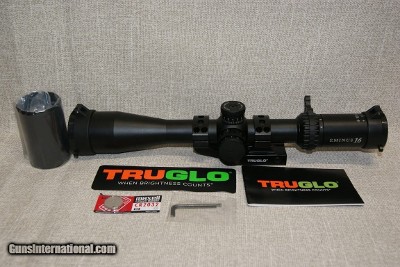Truglo Eminus 4-16x44mm 30mm Tube Illuminated Precision Tactical Reticle + Rings & Base - NIB - Free Shipping