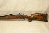 Custom Commercial FN Mauser 27 Inch Barrel 243 Win, Timney Trigger, Gorgeous Stock, Gold Game Scene, Target Crown - 12 of 14