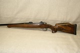 Custom Commercial FN Mauser 27 Inch Barrel 243 Win, Timney Trigger, Gorgeous Stock, Gold Game Scene, Target Crown - 13 of 14