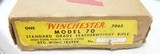 Pre 64 Winchester Model 70 270 Featherweight aluminum butt LNIB! - 17 of 22