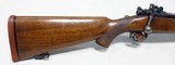 Pre War Winchester 70 375 H&H Magnum Super Grade. Early undrilled gun! - 2 of 20