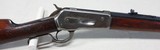 Winchester Model 1886 40-70 W.C.F. rifle. Rare antique. - 1 of 22