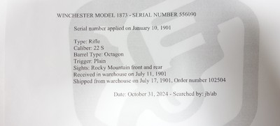 Winchester Model 1873 in 22 Long caliber - Image 22 of 24