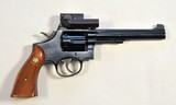 Smith & Wesson 14-3- with experimental sight #2496 - 1 of 6