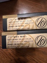 Weatherby.257 wby. Selectplus. Ammo - 2 of 3