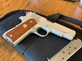 COLT. SERIES.70.45. ACP.COMBAT.COMMANDER.SATIN.NICKEL.MADE 1979. - 1 of 8