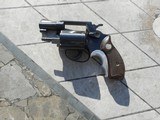 Smith & Wesson model 36,J frame, 38 special,round butt,2inch barrel,5 shot,reblued,no rust or pitting on this workhorse,ser#663670,pin barrel - 11 of 15