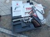 Ruger GP100 stainless revolver 22LR,6inch barrel New IN Box,unfired,optic front sight,target rear,10 shot cylinder - 1 of 11