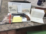 Colt Python 6 inch Blue,357mag,NEW in Matching Factory Box with All Papers,hang tag - 3 of 15
