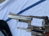 S&W model 19-6,4 inch 357 magnum,6 shot,Nickel finish,K frame,97-98%,orig grips,TT,TH,TS,Pre Lock - 13 of 15