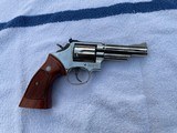 S&W model 19-6,4 inch 357 magnum,6 shot,Nickel finish,K frame,97-98%,orig grips,TT,TH,TS,Pre Lock - 4 of 15