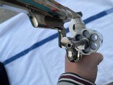 S&W model 19-6,4 inch 357 magnum,6 shot,Nickel finish,K frame,97-98%,orig grips,TT,TH,TS,Pre Lock - 9 of 15