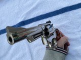 S&W model 19-6,4 inch 357 magnum,6 shot,Nickel finish,K frame,97-98%,orig grips,TT,TH,TS,Pre Lock - 5 of 15