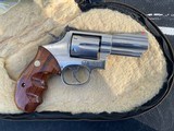 Smith Wesson model 66-4,357 mag 3inch revolverRed RampTT,combat hammer,s & w wood grips finger groove,ANIB.gun comes with the factory matching box - 2 of 15