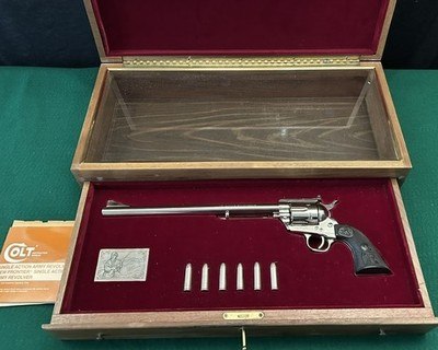 Ned Buntline Commemorative Single Action Army Revolver in Display case - Image 1 of 7