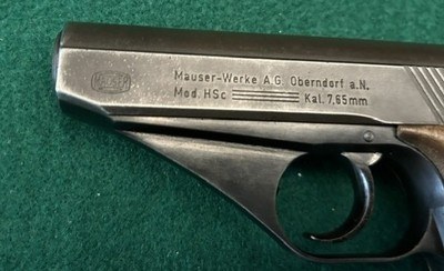 Mauser HSc – 7.65mm (.32 ACP) – German Production – Excellent Condition w/ Magazine - Image 5 of 5