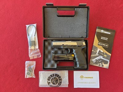 Taurus PT 24/7 Pro DS, 9mm, Duo Tone, 17+1 Rd, ca. 2010, Complete Factory Pkg & Case, 2 Mags, Excellent!