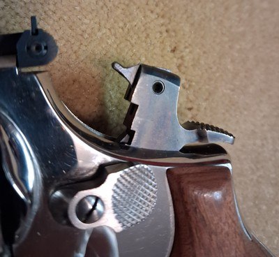 Nickle S&W model 19-4, 6 inch, .357 Magnum - Image 4 of 7