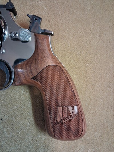 Nickle S&W model 19-4, 6 inch, .357 Magnum - Image 5 of 7