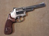 Nickle S&W model 19-4, 6 inch, .357 Magnum - Image 1 of 7