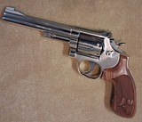 Nickle S&W model 19-4, 6 inch, .357 Magnum - Image 2 of 7