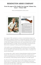Remington Arms Company - From The Double Gun Journal - 4 of 4