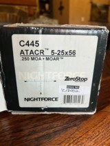 NIGHTFORCE ATACR 5-25x56 Zero Stop MOAR - 1 of 4