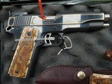 Kimber Custom Shop Super America 1911 .45 ACP #82 of 200 with Matched Amherst Cutlery Knife - 3 of 12