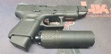 GLOCK 26 / SUAREZ 9MM CGS SUPPRESSOR MD 9 SK - 4 of 12