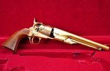Colt 1860 Army 2nd Generation Interstate Special Edition Colt Custom Shop - Antique Gold & Silver 1 of 20 - 11 of 20