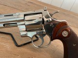 Colt Python 4" Nickel early Pre Letter E Series Nickel 1966 - 5 of 20