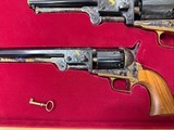 Texas Shipped Colt 2nd Generation Engraved Pistols- Lettered - Gold Inlay- Dragoon and 1851 Navy - 13 of 15