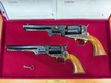 Texas Shipped Colt 2nd Generation Engraved Pistols- Lettered - Gold Inlay- Dragoon and 1851 Navy - 1 of 15