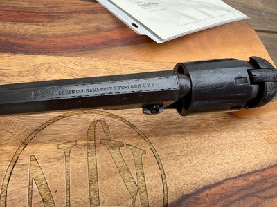 Colt 1849 Pocket Pistol - Gustave Young Engraved - Cased & Lettered - Image 15 of 15