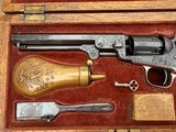 Colt 1849 Pocket Pistol - Gustave Young Engraved - Cased & Lettered - Image 4 of 15