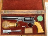 Colt 1849 Pocket Pistol - Gustave Young Engraved - Cased & Lettered - Image 1 of 15