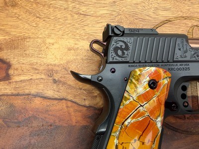 Kings River Custom 1911 - Level 2 - 45 ACP- Engraved -Adjustable Sights - Image 8 of 15