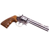 Colt Python 357 Magnum Revolver 6 Inch Barrell Factory Nickel Finish Excellent Shape Made
in 1979 - 11 of 12