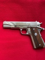 Colt MKIV Series 70 Nickel With 2-Piece Box .45 ACP Manufactured 1972 - 1 of 11