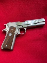 Colt MKIV Series 70 Nickel With 2-Piece Box .45 ACP Manufactured 1972 - 2 of 11