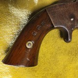 SMITH AND WESSON MODEL 2 OLD ARMY 32CAL. REVOLVER WITH JAPANESE WRITING ON GRIPS - 5 of 15