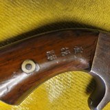 SMITH AND WESSON MODEL 2 OLD ARMY 32CAL. REVOLVER WITH JAPANESE WRITING ON GRIPS - 12 of 15