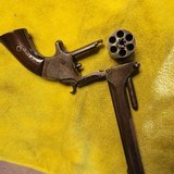 SMITH AND WESSON MODEL 2 OLD ARMY 32CAL. REVOLVER WITH JAPANESE WRITING ON GRIPS - 8 of 15