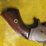 SMITH AND WESSON MODEL 2 OLD ARMY 32CAL. REVOLVER WITH JAPANESE WRITING ON GRIPS - 4 of 15