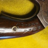 SMITH AND WESSON MODEL 2 OLD ARMY 32CAL. REVOLVER WITH JAPANESE WRITING ON GRIPS - 13 of 15