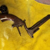 SMITH AND WESSON MODEL 2 OLD ARMY 32CAL. REVOLVER WITH JAPANESE WRITING ON GRIPS - 11 of 15