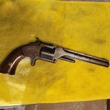 SMITH AND WESSON MODEL 2 OLD ARMY 32CAL. REVOLVER WITH JAPANESE WRITING ON GRIPS - 14 of 15