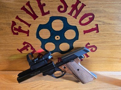 HI STANDARD SUPERMATIC CITATION 103 WITH THE VICTOR BARREL IN 22LR WITH BROWNING RED DOT